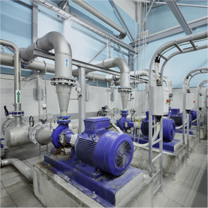 Pumps, fans, cooling tower,…